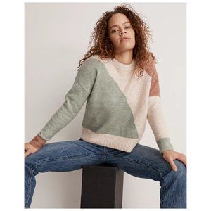 Madewell Cedarbrook Pullover Sweater in Colorblock